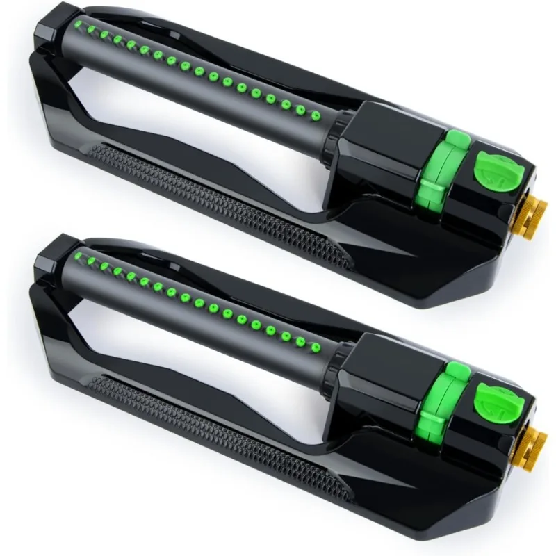 

Heavy Duty Metal Base Oscillating Sprinkler Adjustable Water Flow Lawn Garden Yard