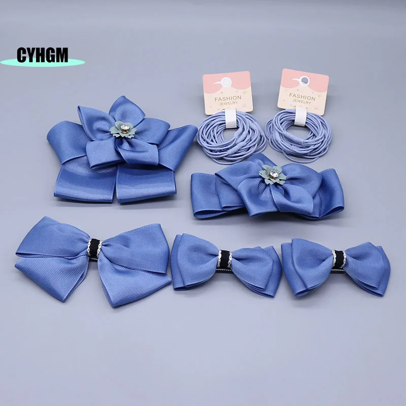 

wholesale New Fashion hair ties set hair clip Elastic hair band girls hair rubber band hanfu hair accessory for women K08-2