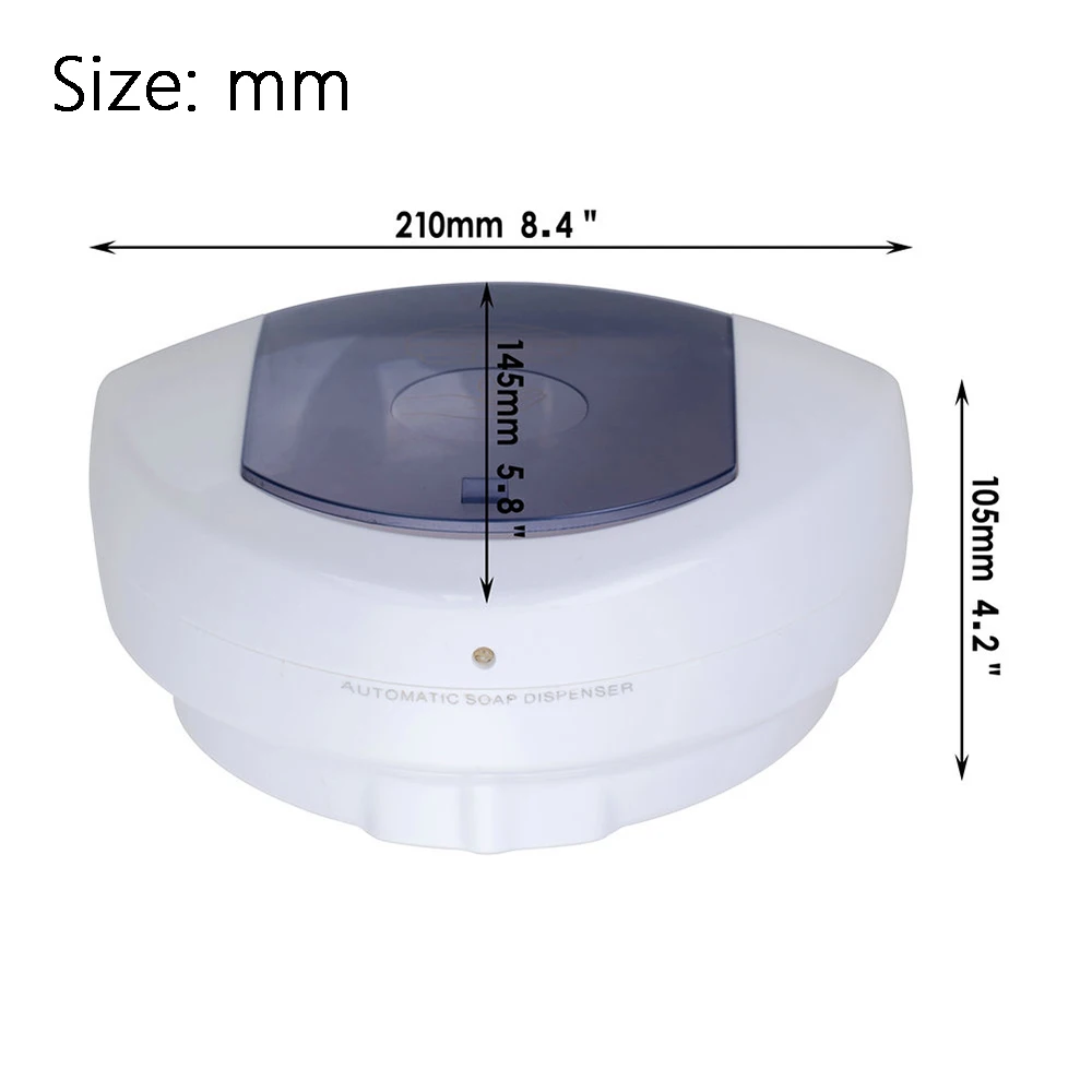 Torayvino Bathroom Automatic Liquid Soap Dispenser Smart Sensor Touchless ABS Soap Dispenser Wall Mounted For Kitchen