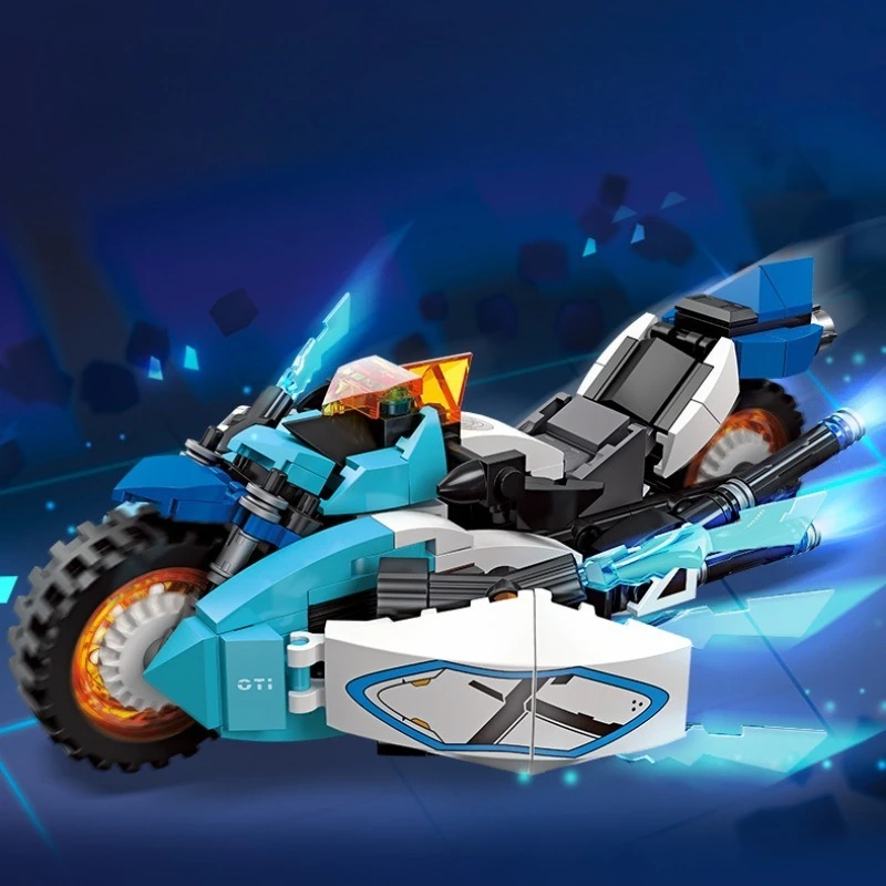 

Super Motorcycle Mecha Design Puzzle Building Block Toy Model Adult Creative Decoration Collectible Gift