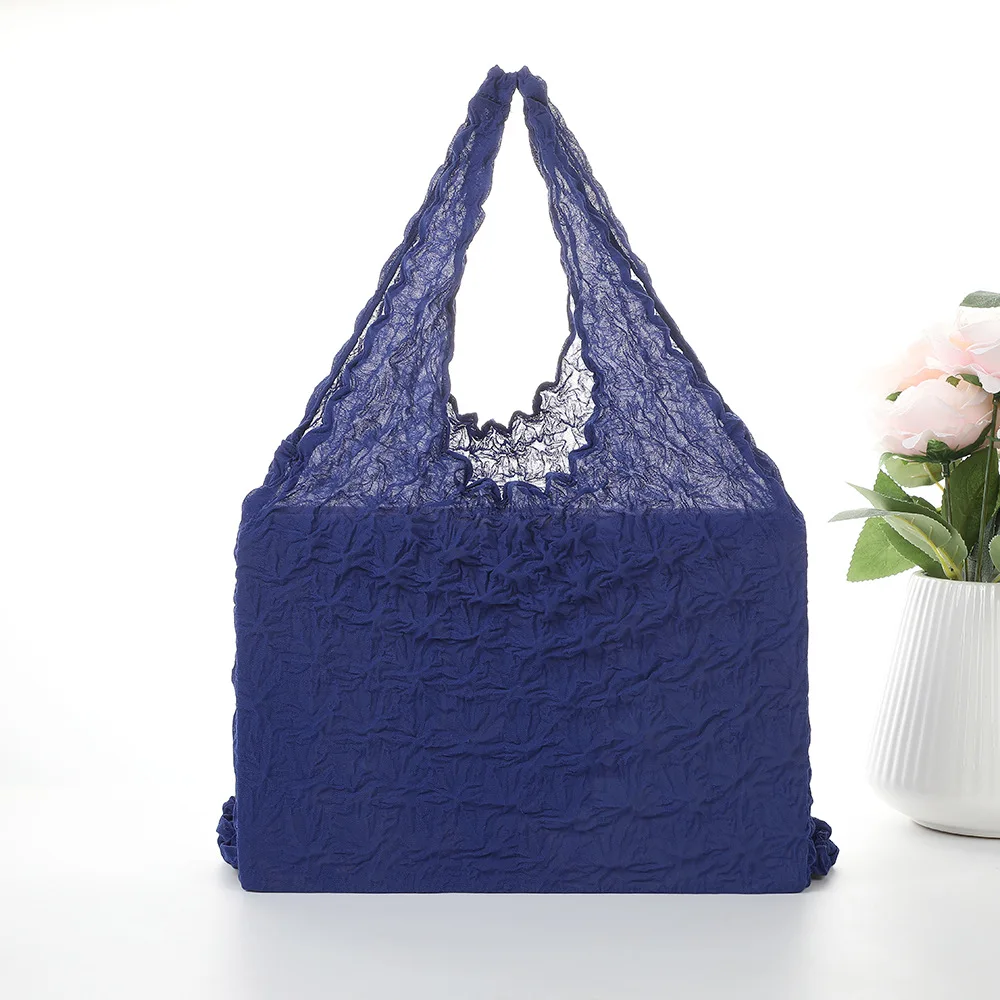 

Fold Pleated Storage Bag Magic Expansion Bubble Elastic Paddy Bag Mini Bag Large Capacity Shopping Bag Flexible Stretch Bags