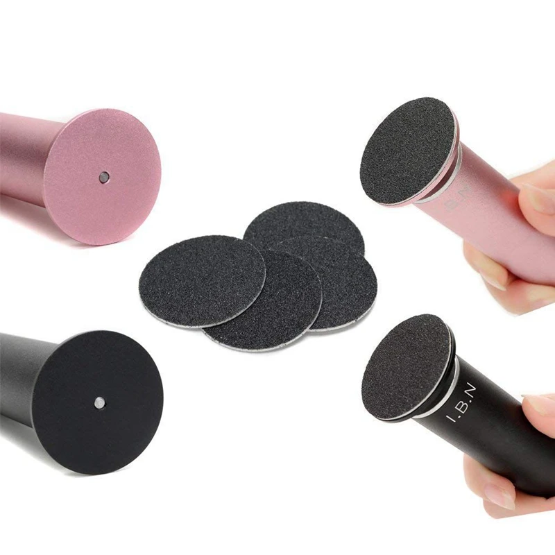 استبدال الصنفرة أقراص الوسادة ل ملف القدم الكهربائية ، الكالس مزيل ، باديكير أداة ، الخشنة العادية ، 100 حصى Wit ، 120 قطعة ، 60 قطعة