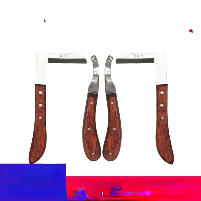 

A complete set of new ox hoof tool knives for repairing horses, cows, sheep, and horses