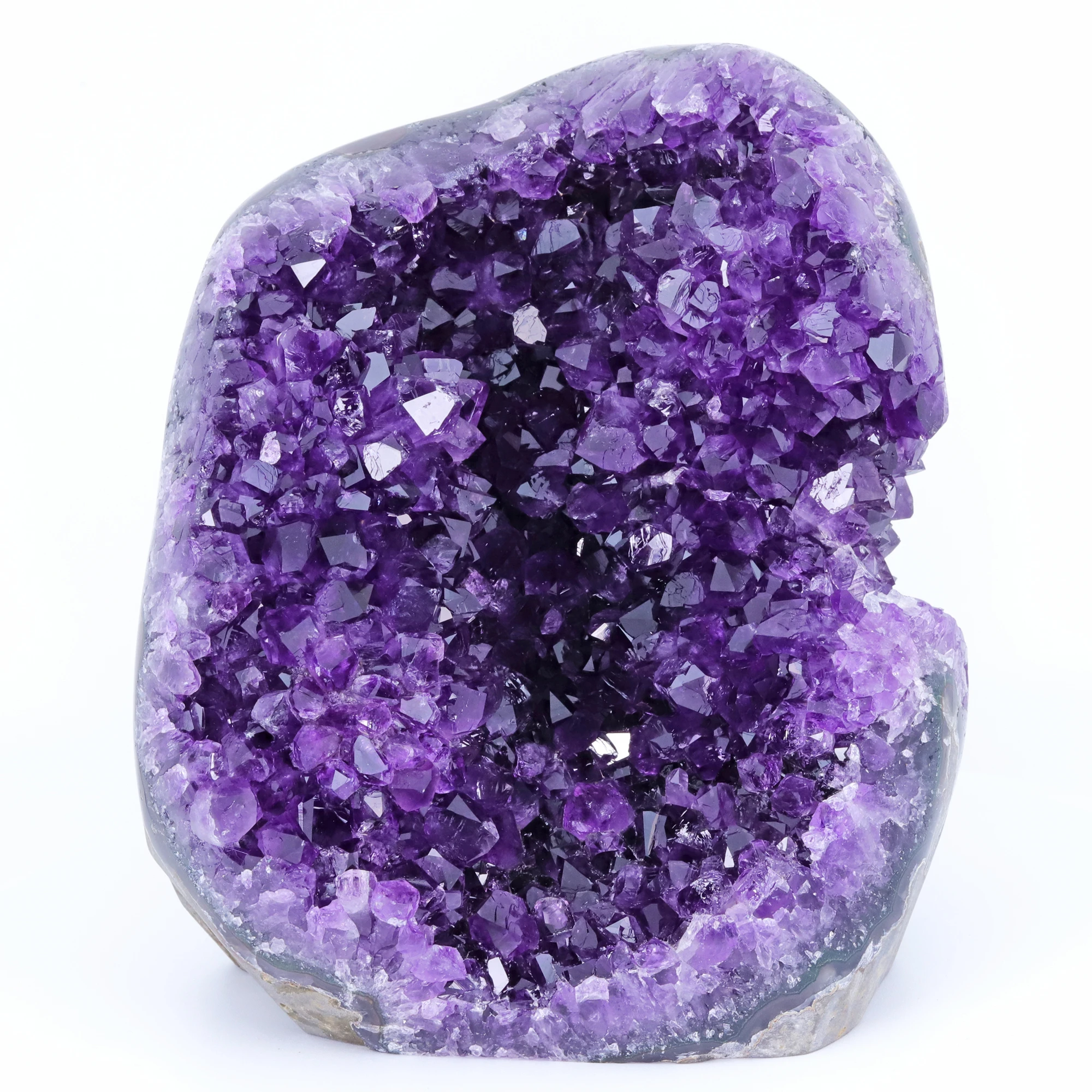 Imagem -04 - Big Natural Amethyst Geode Crystal Quartz Cluster Dream Specimen Energy Healing Thunder Egg Atacado 26kg