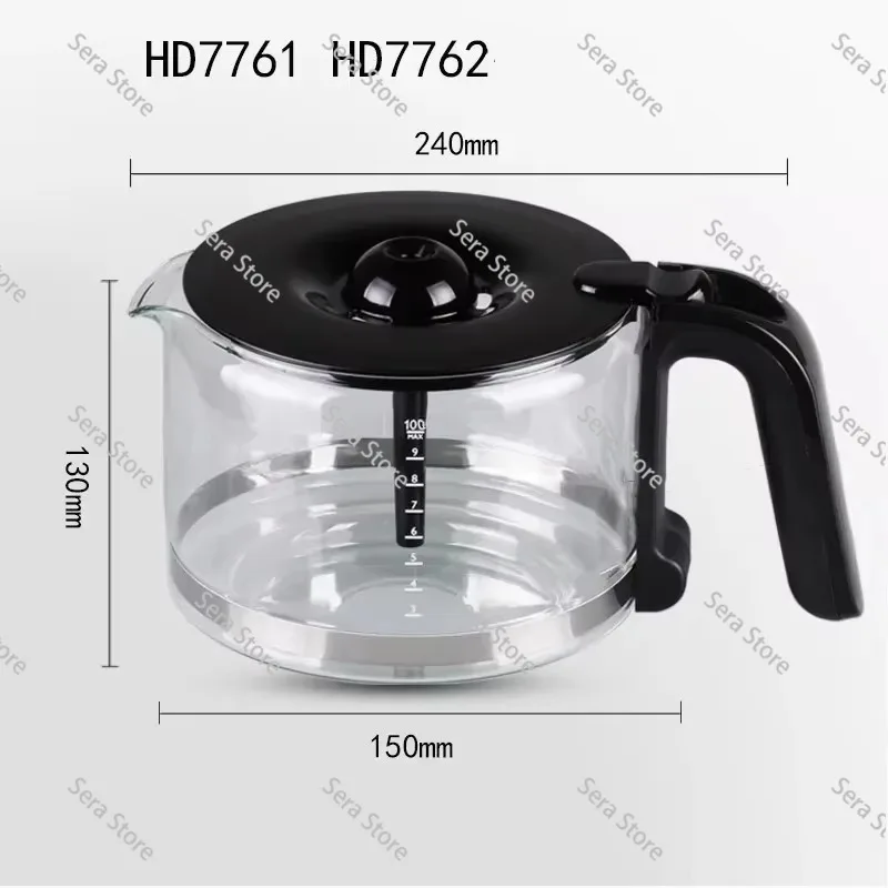 HD7761 HD7762 HD7765 HD7766 HD7767 HD7768 HD7769 Coffee Maker Glass Jug Accessory
