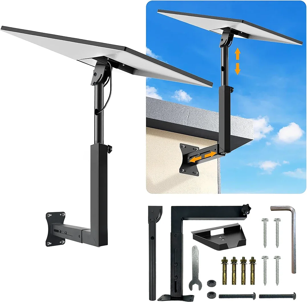 For Starlink Gen 3 Adjustable Wall Mount Telescoping Support Arm, Rustproof & Weatherproof for Concrete Wood Walls, Easy Install