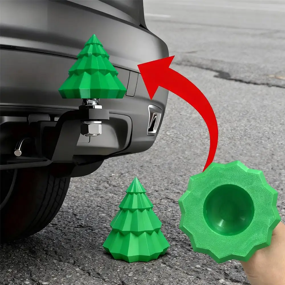 

Крышка сцепного устройства прицепа Рождественская елка Крышка прицепа автомобиля Подвеска Украшение Универсальная рождественская елка Крышка шара прицепа