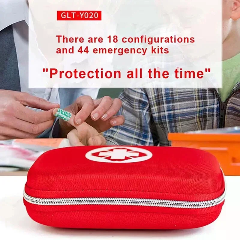 Waterproof Portable First Aid Kit - Emergency Medical Travel Care Kit For Home College Dorm Camping Hiking