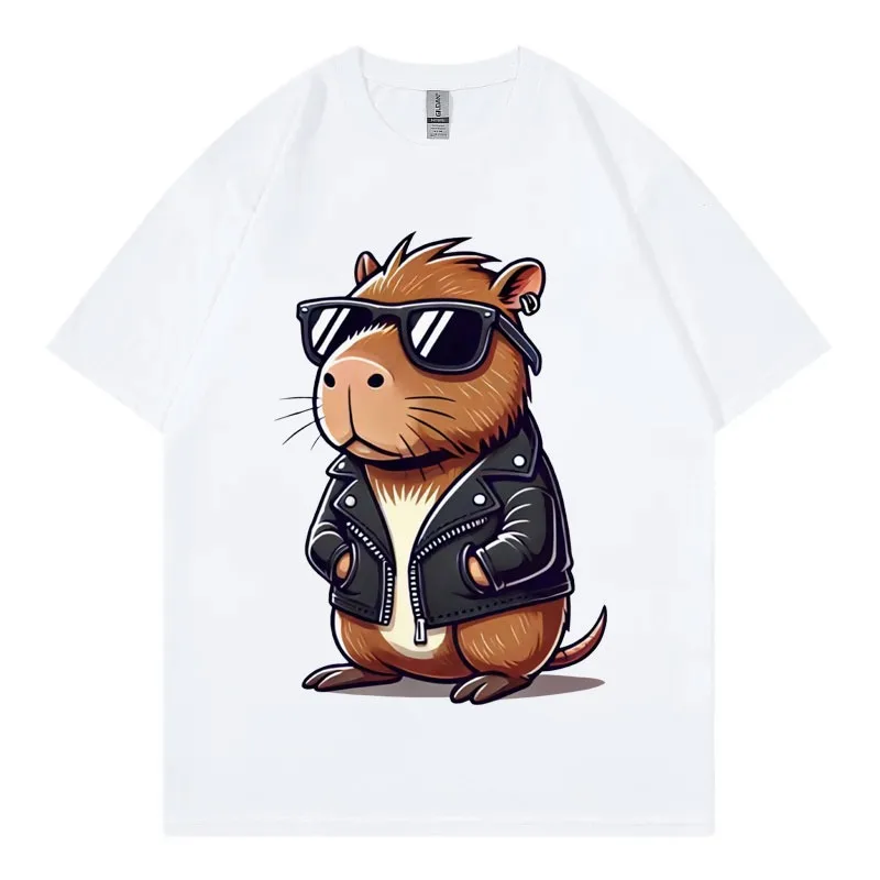 

À la modeet Cooldauphin mignon motif Animal T-shirt haute rue à la mode à manches courtes femmes décontracté ample T-shirt