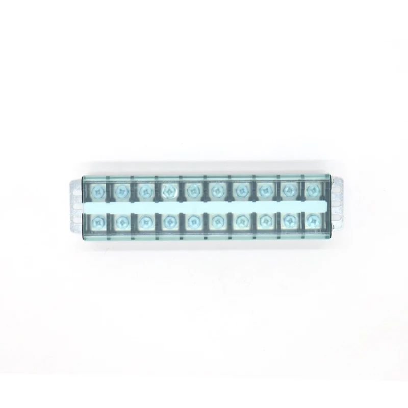1Pcs High Power Fixed Terminal Block Of Guide Rail Line Linker Of Frequency Converter Distribution Box 75A/600V