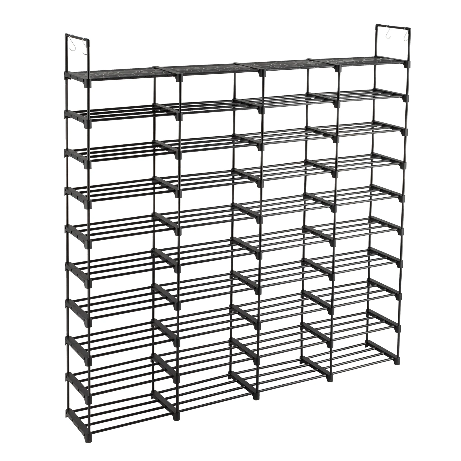 10 Tiers Shoe Rack Storage Shelf Organizer for Entryway Holds 80 Pairs  Stackable Shoe  Rack