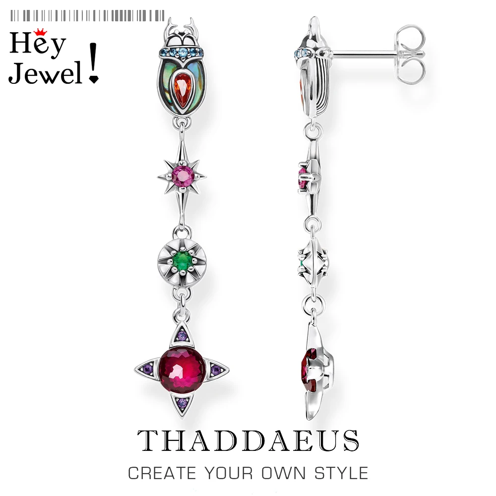 

Scarab Drop Earrings,Magical and Playful Colourful Lucky Jewelry For Women,Summer Brand Vintage Gift