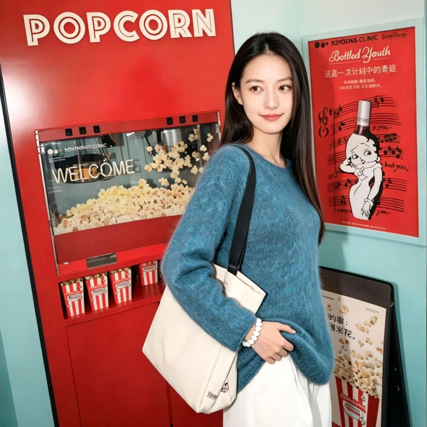 5% mulberry silk  10% cashmere  85% wool floral yarn  thickened  lazy  loose woolen sweater  brushed base sweater for women