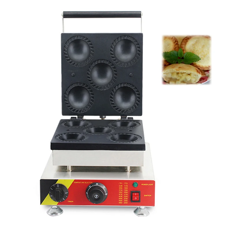 Commercial Pie Waffle Machine Mini Pie Making Machine Waffle Bowl Muffin Baker Equipment Electric Baking Pan