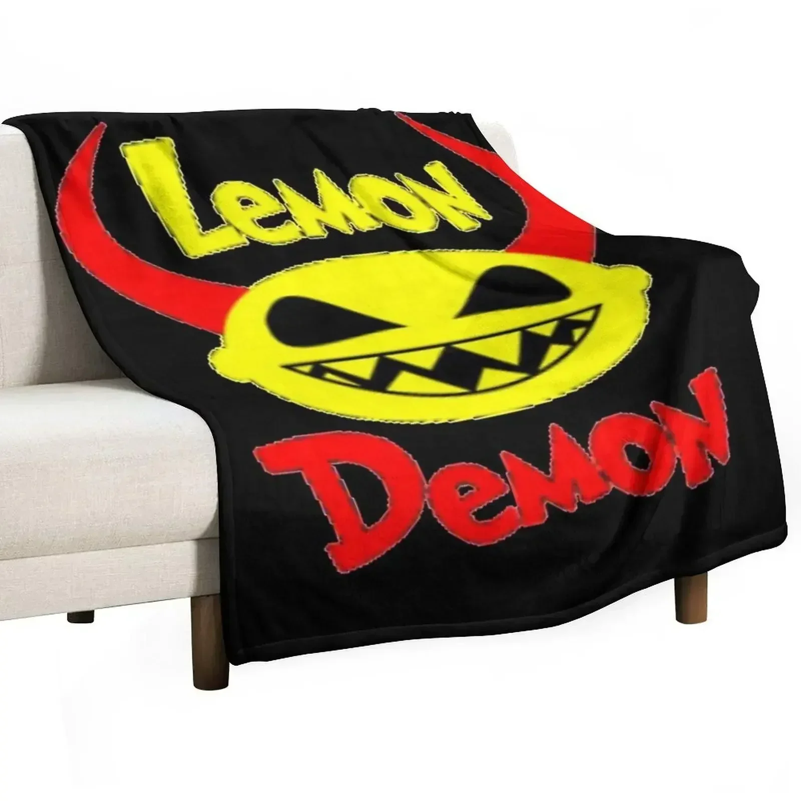 LEMON DEMON Throw Blanket Sofa Retros blankets ands For Baby halloween Plaid Blankets