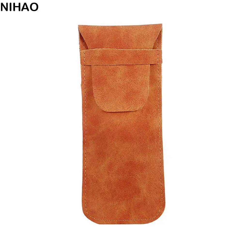 

Small Rectangle PU Leather Glasses Bag Velvet Lining Covered Sunglasses Bag Portable Solid Color Eyeglasses Holder Outdoor