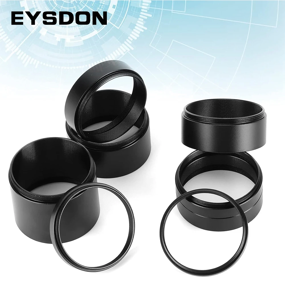 Eysdon Telescoop Verlengbuiskit Voor Camera 'S En Oculairs-Lengte 4/5/6/7/8/9/10/15/20/25/30Mm-M42 X 1Mm Aan Beide Zijden