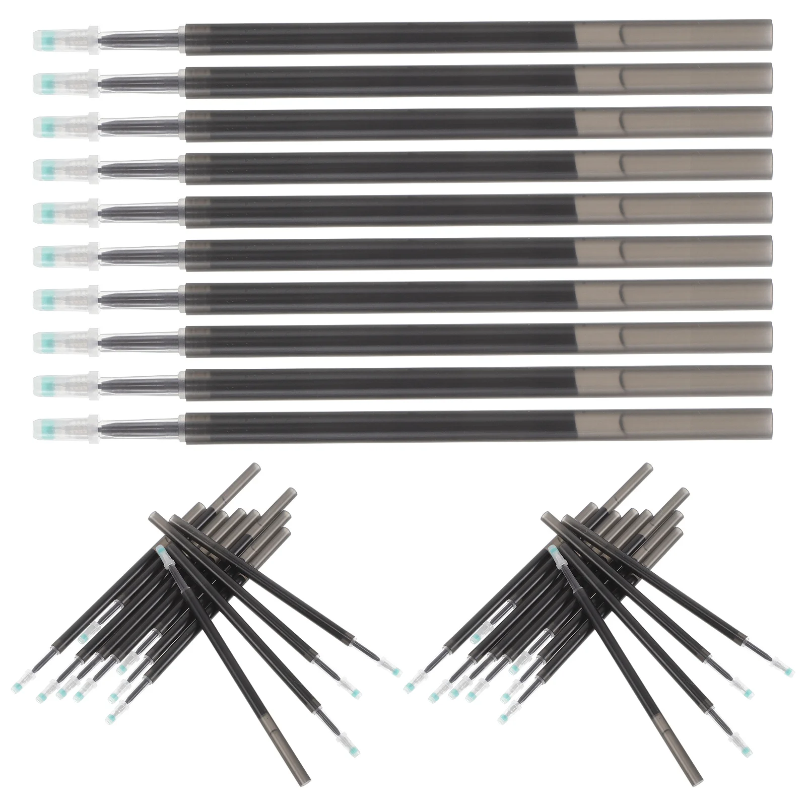 

100 шт., стержни для стираемых ручек, гелевые чернила с тонким наконечником, термостираемые, гладкие пластиковые чернильные ручки для письма, стержни для студентов