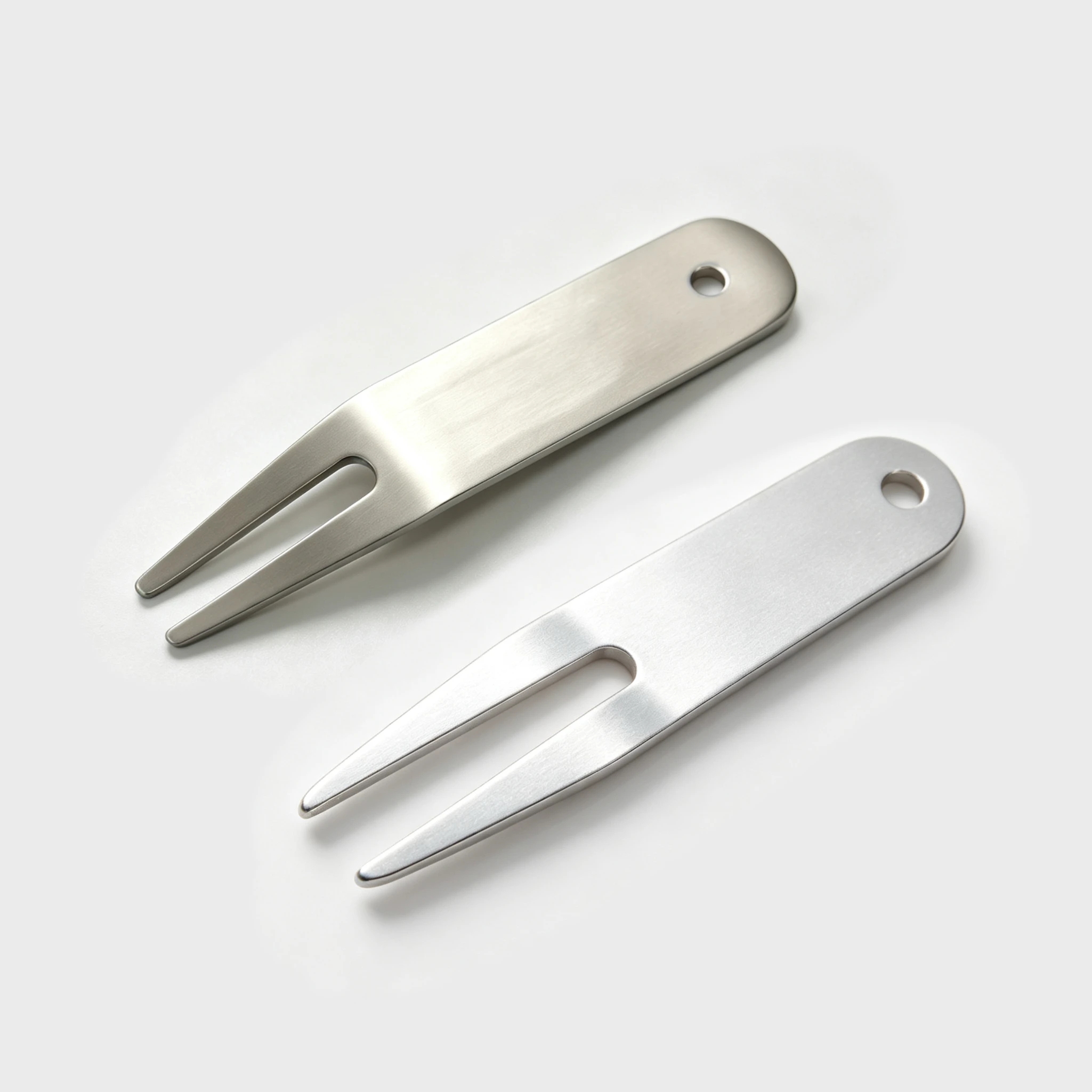 Aluminum Golf Divot Repair Tool, Metal Green Fork Golf Course Accessories, Multi‑Quantity Sets