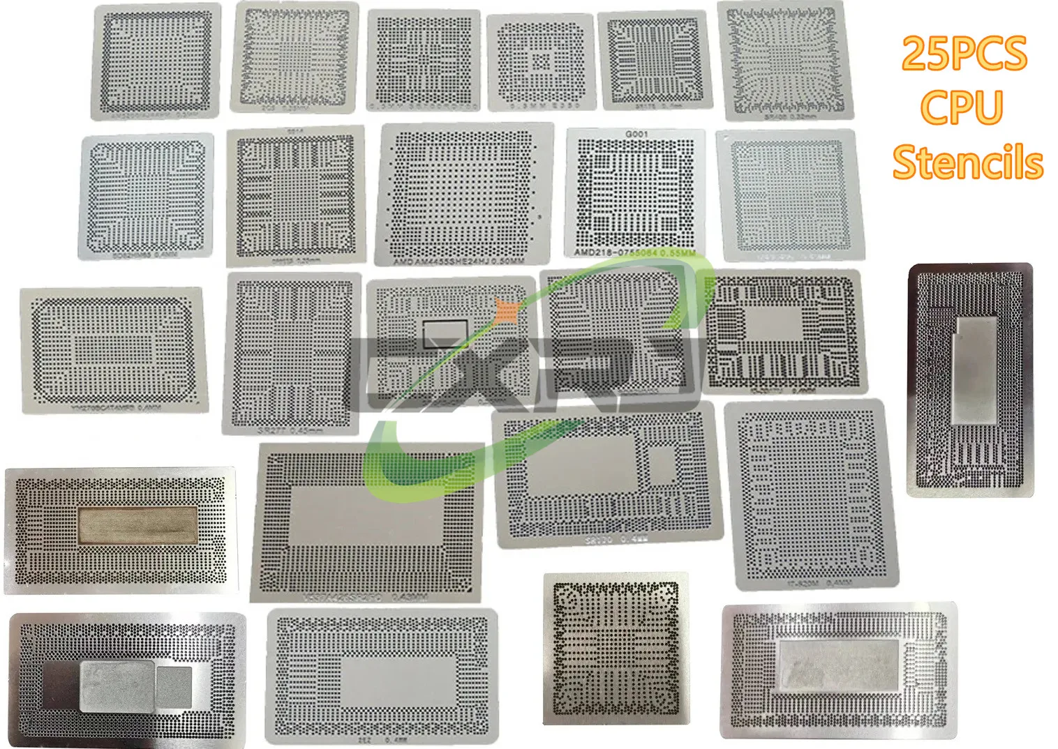 25-30pcs CPU Stencil Template for 2EZ V810C390 SR04S v537A426SR2FQ SR170 SRGOV SRK02 SRLD8 Chip Reballing