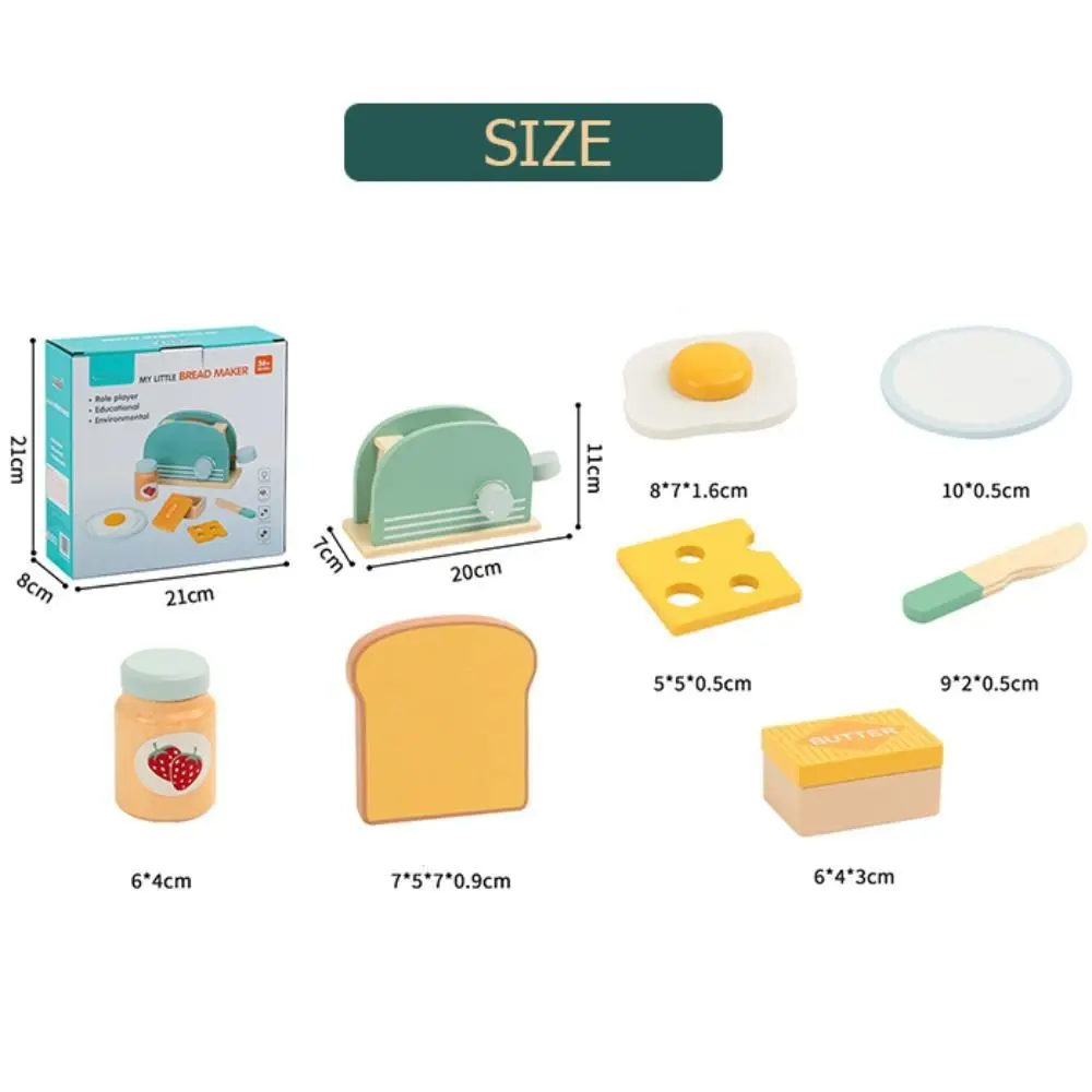 Mini Size Simulated Teapot and Tea Set Simulation Design Pretend Play Mini Breakfast Store Parent Interactive Role Playing