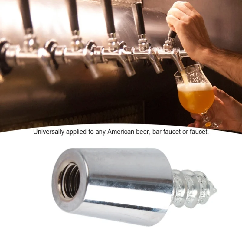 Copper Beer Tap Handle Standard Ferrule Bolt Set Home Brewing Accessory