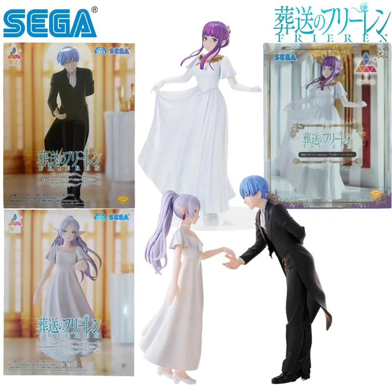 

In Stock SEGA Genuine Luminasta Frieren: Beyond Journey's End Himmel Fern Anime Character Kids Gift Collection Action Toys Model
