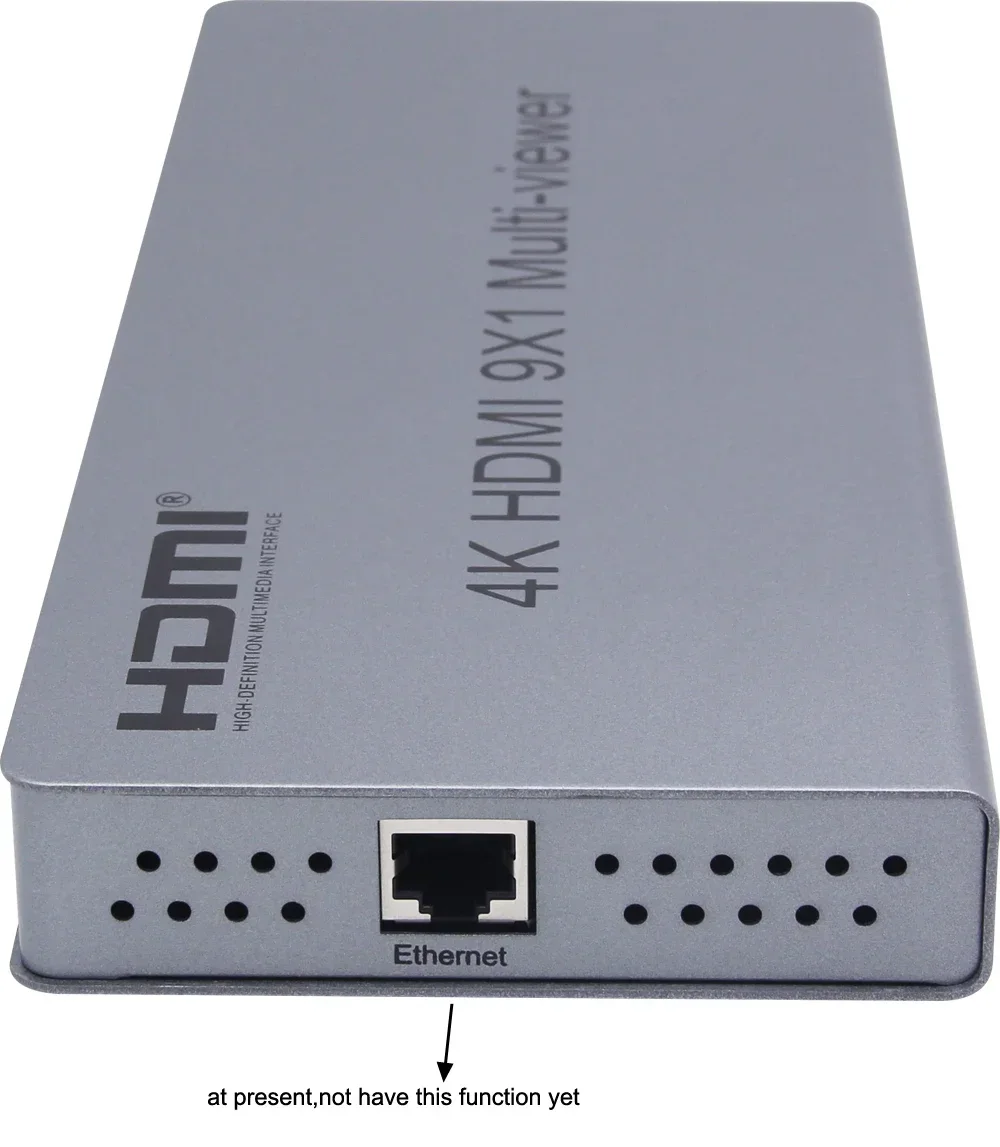 4K 9x1 HDMI Multiviewer 9 شاشة الجلاد رصد لعبة التلفزيون عرض 2 4 6 8 9 في 1 خارج Multiviewer سلس التبديل مقسم الصور
