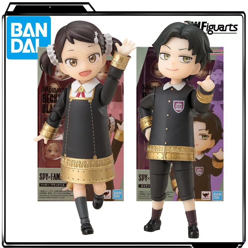 

Bandai натуральная аниме-фигурка S.H.Figuarts Becky Blackbell & Diman Desmond, экшн-фигурка, игрушки для мальчиков, детский подарок, Коллекционная модель