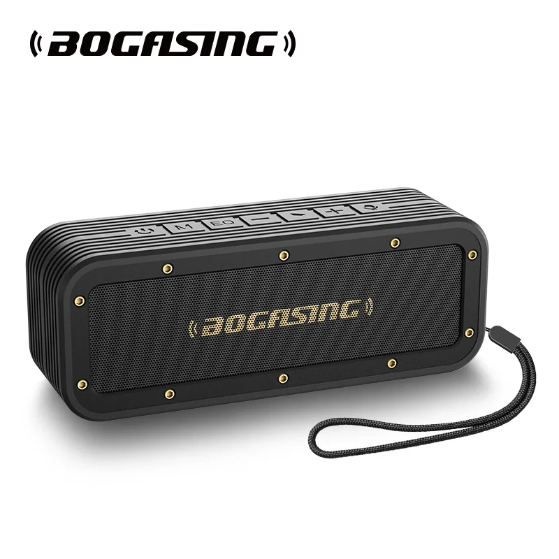 

BOGASING M4 Bluetooth Speaker with 40W Enhanced Bass, IPX7 Waterproof, TWS, EQ, for Home, Outdoor