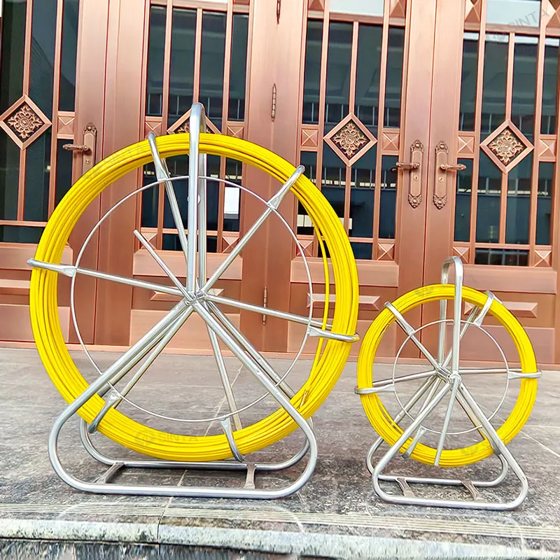 9 مم * 350 م قضيب قناة من الألياف الزجاجية، قضيب قناة مستمر، صنارة صيد من الألياف الزجاجية الصلبة #3