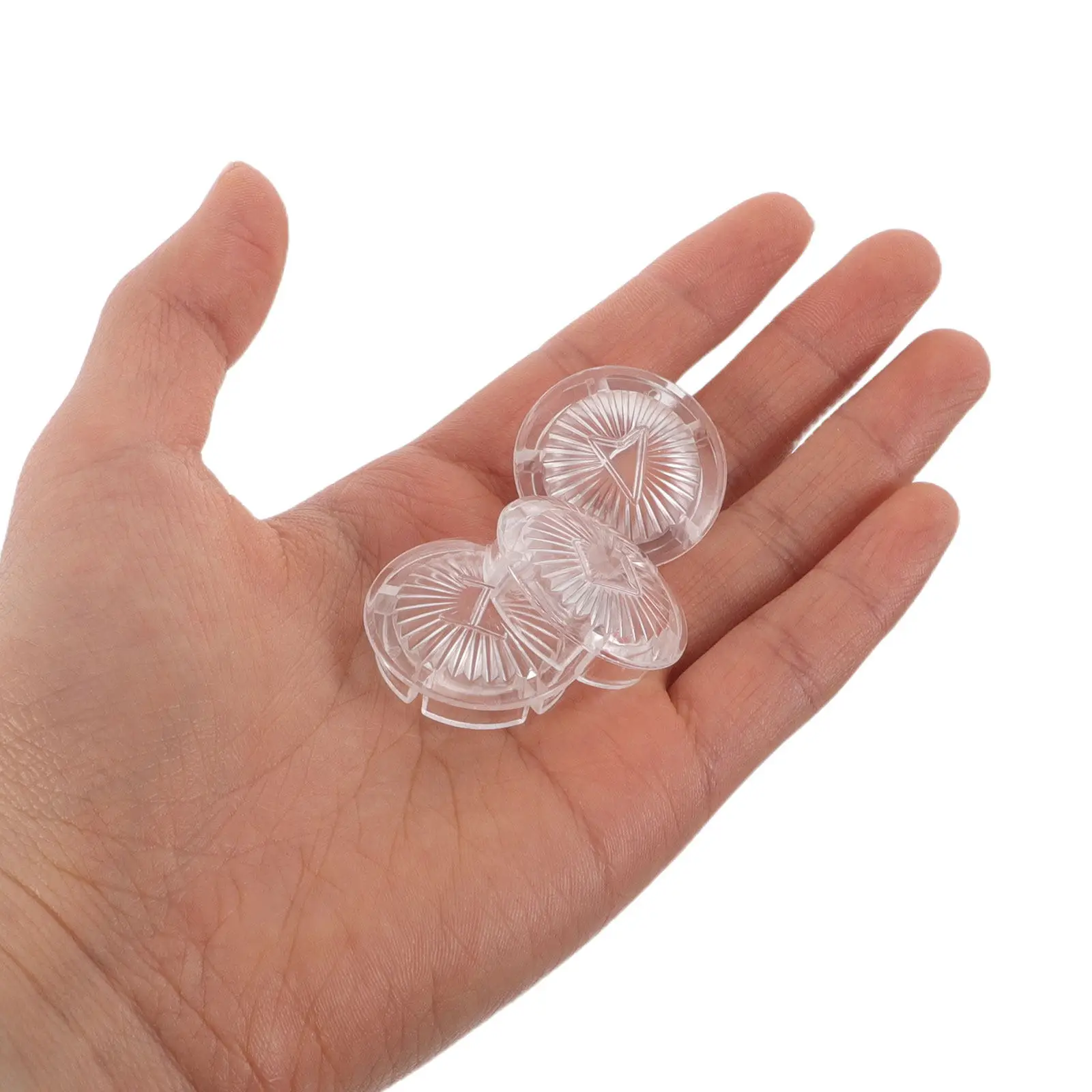 

12Pcs Faucet Index Buttons Replacement Set Temperature Sign Hot Cold Indicator Buttons Decorative Tap Knob Inserts for Bathroom