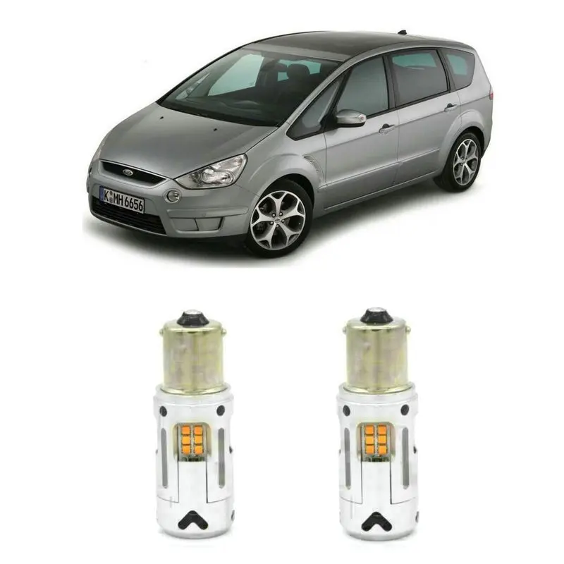 

For Ford S-MAX WS WA6 Front Rear Turn Signal auto Led light bulbs for cars LED Car Lights Error Free canbus 100% 2pc