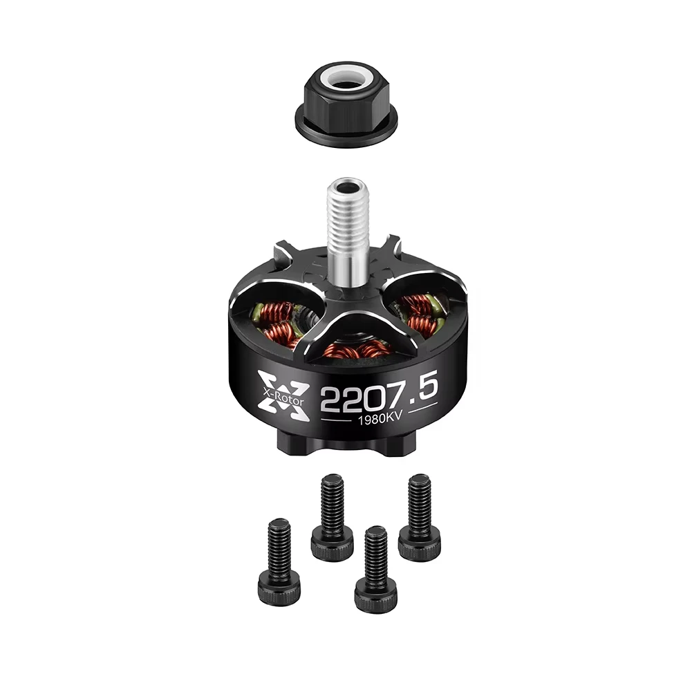 1/4pcs Hobbywing XRotor 2207.5 1780KV 1980KV 4~6S Lipo Brushless Motor 5mm Shaft Suitable 5inch Flower Fly Traversing Drone
