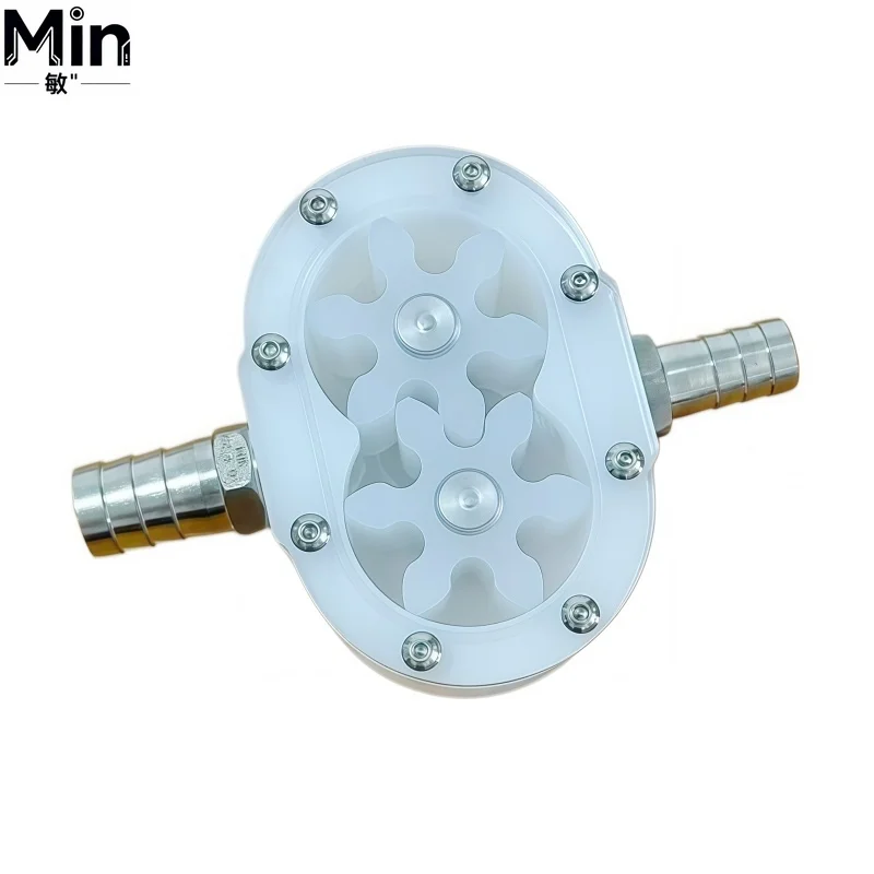 Sanitary Food Grade Double Lobe Rotary Gear Pump for High Viscosity Liquid Chocolate Honey Oil Transfer