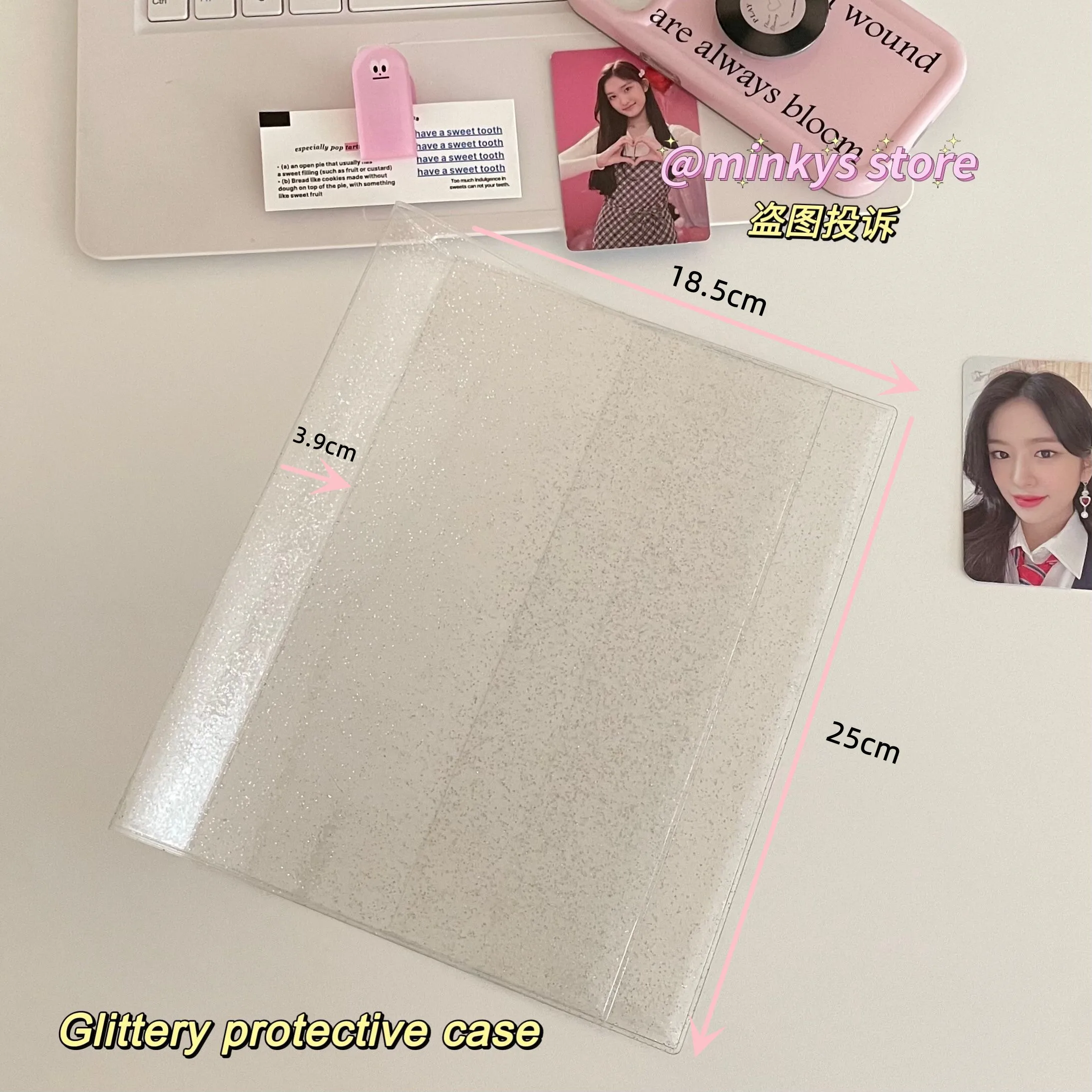 MINKYS Original Design Neue Farbe Raute A5 Kpop Photocard Binder Sammeln Buch Idol Foto Karte Halter Photocards Album – Detail 8