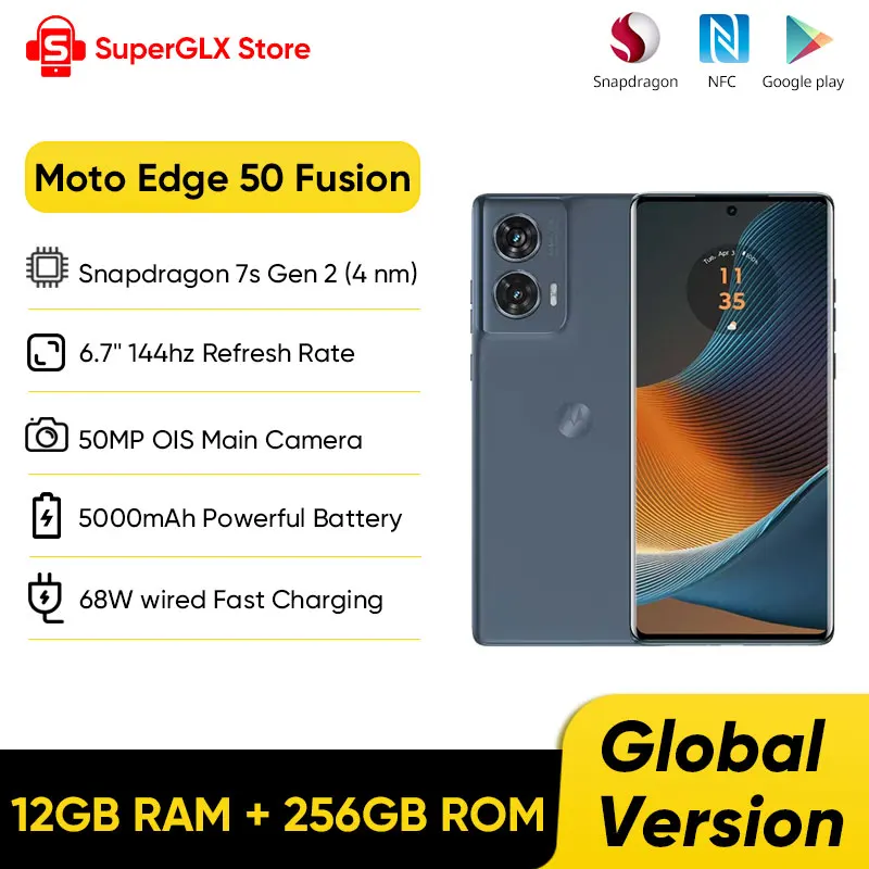 New Motorola Moto Edge 50 fusion Global Version 5G 6.7