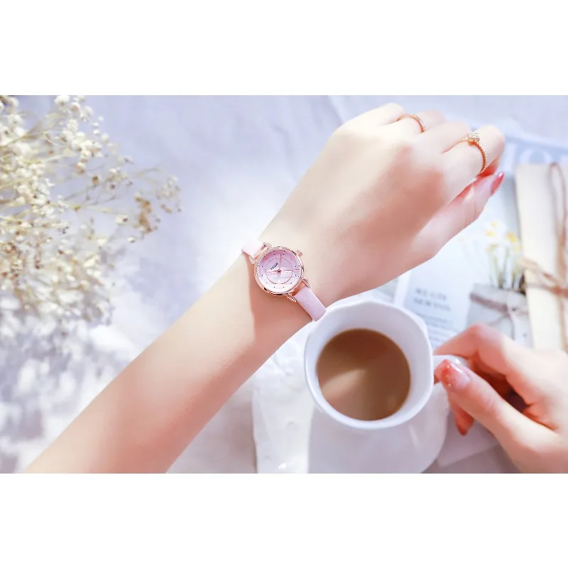 Customized fashion girl belt watch quartz movement student party special women's watch small fresh