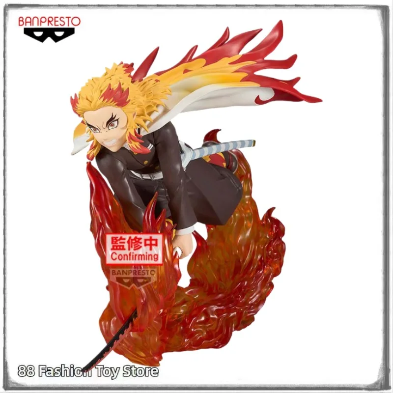 

In Stock Original BANDAI BANPRESTO Demon Slayer VIBRATION STARS PLUS Rengoku Kyoujurou Anime Figures Toys Gifts Ornaments