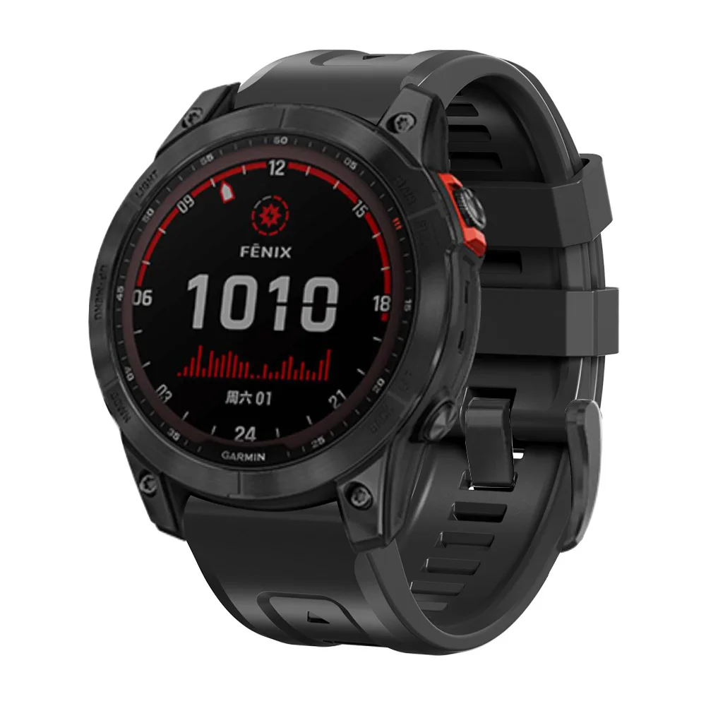 Fenix8 Uhrenarmband für Garmin Fenix 8 Pro 47mm 51mm E 7 7X 6 6X/Epix Pro/Tactix8 970 965 QuickFit 22mm 26mm Sport-Silikonarmband – Detail 37