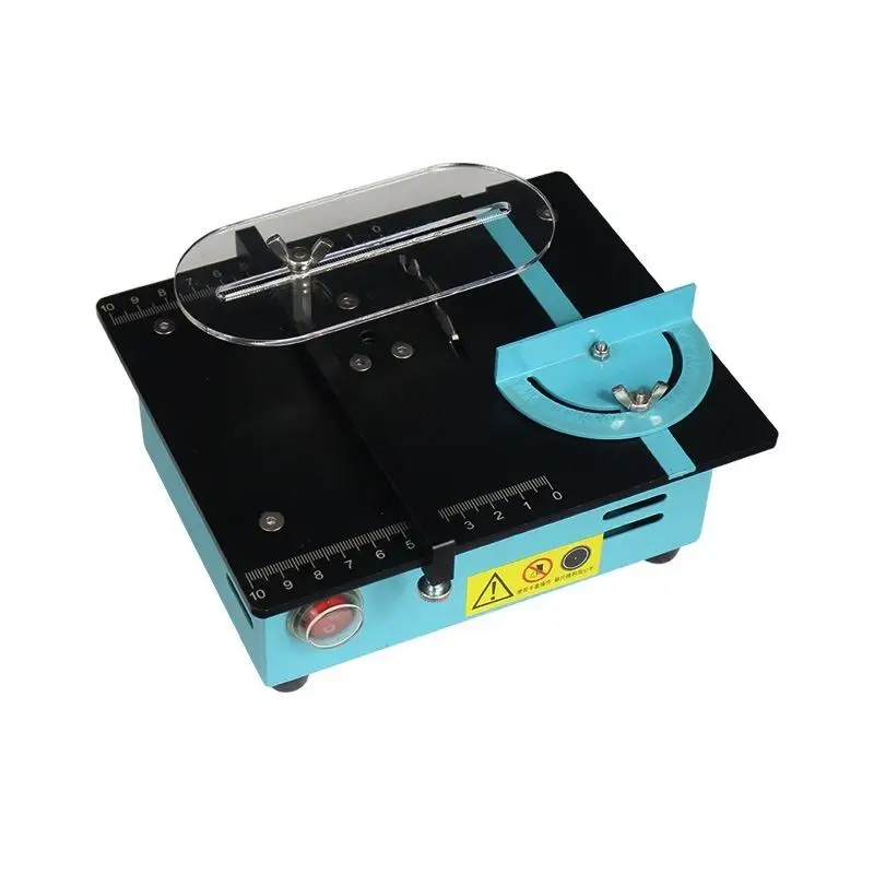 

DIY Acrylic PCB Metal Cutting Miniature Desktop Table Saw Mini Automatic Household Electric Saw