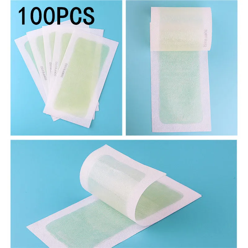 Professional 5/10/50/100 Sheets Hair Removal Wax Strips, Double Sided Wax Paper, Depilation, Bikini, Leg, Body, Face, Useful