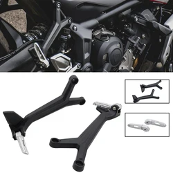 Trident 660 Trident660 2021-2025 2022 2023 2024 오토바이 뒷좌석 승객 Footpegs 키트 발 받침 브래킷 풀 세트