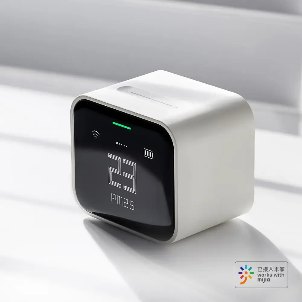 With Apple Homekit Air Detector Lite Retina Touch IPS Screen Touch Operation Pm2.5 Mi Home APP Control Air Monitor Work