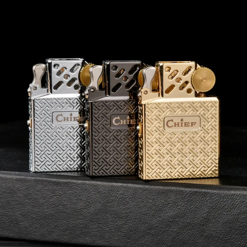 CHIEF Marble Shield Armor Lining Upgraded Second Generation Metal Sealed Windproof Lighter Core Accessories Universal Smoking