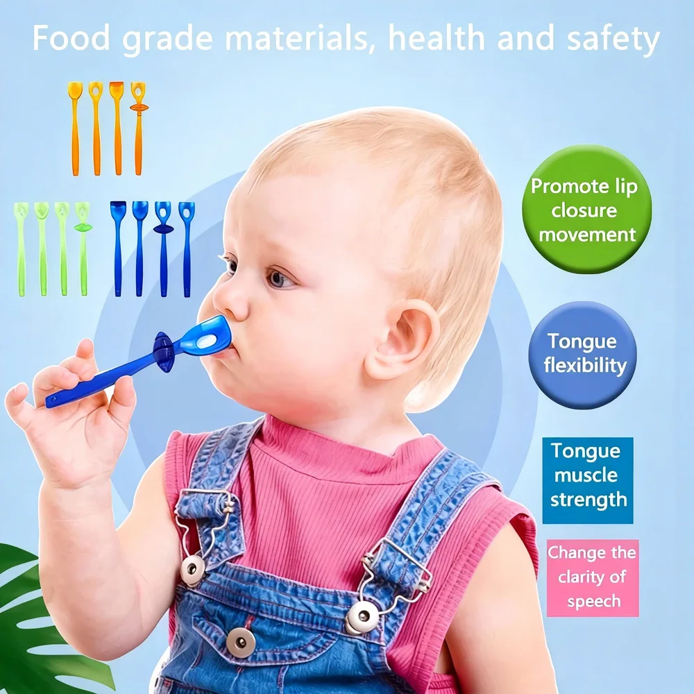1 مجموعة اللسان مدرب العضلات المحمولة الفم الشفاه العضلات التمارين الانتعاش اللسان التدريب أداة لتدريب العضلات Dysarthria #2