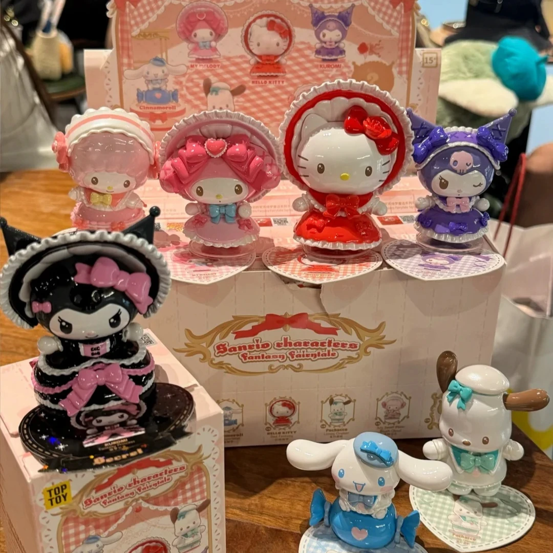 

Слепая коробка Sanrio Family Fantasy Fairytale Series слепая коробка милый Куроми Кт кошка принцесса орнамент настольное украшение кукла игрушка в подарок