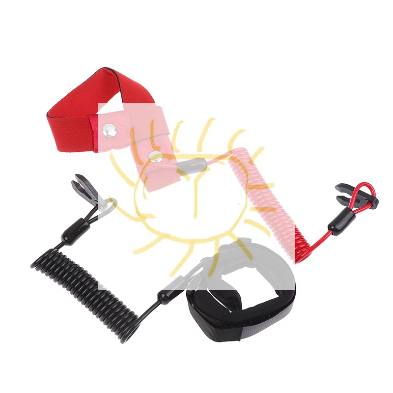 

Веревка с пламенем для моторной лодки, страховочный ремешок для лодки, веревка для подвесного двигателя, ремешок для двигателя, аварийный выключатель для большинства досокных двигателей