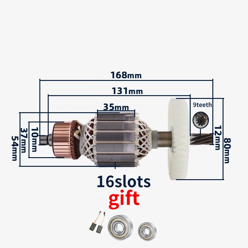 Rotor for Makita 5016 405 6018 Chain Saws Felling Saws Universal Electric Chain Saws Armature Anchor Stator Coil Accessories