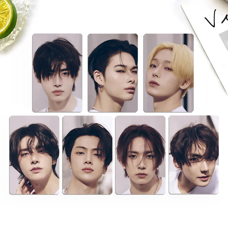 7pcs/Set Kpop Boy Group New Album ROMANCE UNTOLD Lomo Card Double Sides HD Photo Printing Postcard Fans Collection Gift